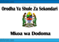 Orodha Ya Shule Za Sekondari Mkoa wa Dodoma, Matokeo, Majina ya Waliochaguliwa na Utaratibu wa Kujiunga na Masomo