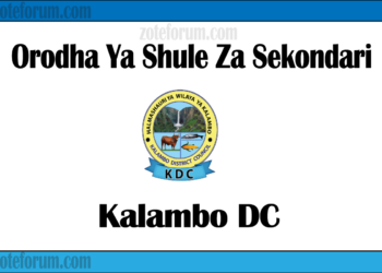 Zifahamu Shule Zote za Sekondari Zilizopo Katika Wilaya Ya Kalambo, Matokeo ya NECTA na Mock, Majina ya Waliochaguliwa Kidato cha Kwanza na cha Tano, na Utaratibu wa Kujiunga na Masomo Katika Shule Hizo