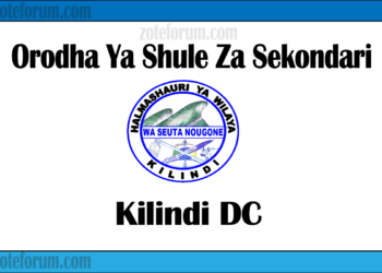 Orodha Ya Shule Za Sekondari Wilaya Ya Kilindi, Matokeo, Majina ya Waliochaguliwa na Utaratibu wa Kujiunga na Masomo