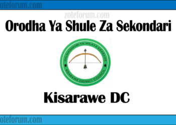 Orodha Ya Shule Za Sekondari Wilaya ya Kisarawe, Matokeo, Majina ya Waliochaguliwa na Utaratibu wa Kujiunga na Masomo