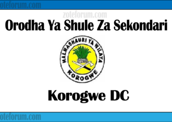 Orodha Ya Shule Za Sekondari Wilaya Ya Korogwe, Matokeo, Majina Ya Waliochaguliwa Na Utaratibu Wa Kujiunga Na Masomo