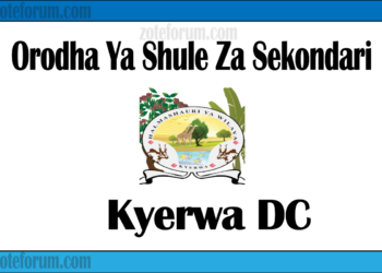 Zifahamu shule zote za Sekondari zilizopo katika Wilaya Ya Kyerwa