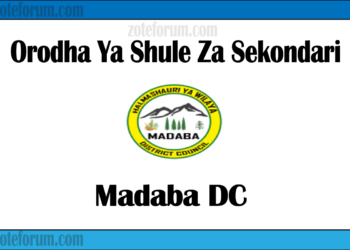 Zifahamu Shule Zote za Sekondari Zilizopo Katika Wilaya ya Madaba, Matokeo ya NECTA na Mock, Majina ya Waliochaguliwa Kidato cha Kwanza na cha Tano, na Utaratibu wa Kujiunga na Masomo Katika Shule Hizo