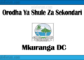 Orodha Ya Shule Za Sekondari Wilaya ya Mkuranga, Matokeo, Majina ya Waliochaguliwa na Utaratibu wa Kujiunga na Masomo