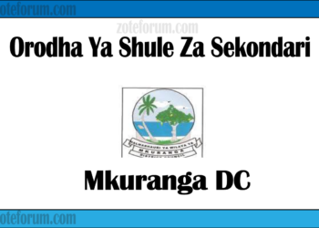 Orodha Ya Shule Za Sekondari Wilaya ya Mkuranga, Matokeo, Majina ya Waliochaguliwa na Utaratibu wa Kujiunga na Masomo