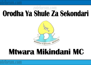 Orodha Ya Shule Za Sekondari Manispaa ya Mtwara Mikindani, Matokeo, Majina ya Waliochaguliwa na Utaratibu wa Kujiunga na Masomo