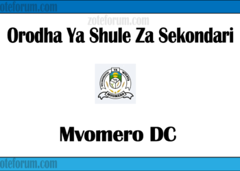 Orodha Ya Shule Za Sekondari Wilaya Ya Mvomero, Matokeo, Majina ya Waliochaguliwa na Utaratibu wa Kujiunga na Masomo