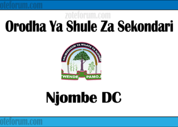 Zifahamu Shule Zote za Sekondari Zilizopo Katika Wilaya ya Njombe, Matokeo ya NECTA na Mock, Majina ya Waliochaguliwa Kidato cha Kwanza na cha Tano, na Utaratibu wa Kujiunga na Masomo Katika Shule Hizo