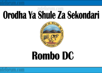 Zifahamu shule zote za Sekondari zilizopo katika Wilaya Ya Same