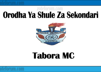 Zifahamu Shule Zote za Sekondari Zilizopo Katika Manispaa ya Tabora, Matokeo ya NECTA na Mock, Majina ya Waliochaguliwa Kidato cha Kwanza na cha Tano, na Utaratibu wa Kujiunga na Masomo Katika Shule Hizo